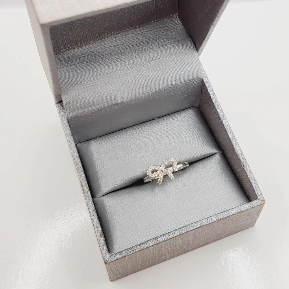 Silver Bow Ring